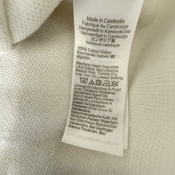 J.Crew Womens White Button-Up Cotton Cardigan Sweater M - Picture 5 of 9